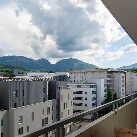 アパート T3 Centre-ville Confort & Vue Montagne シャンベリ